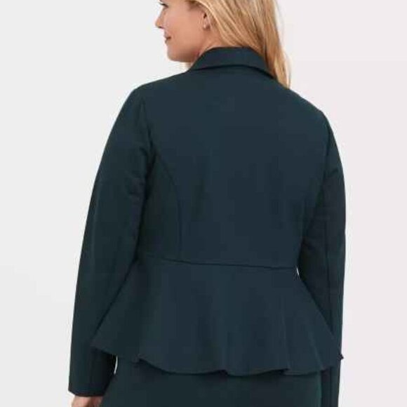 Studio By Torrid Luxe Ponte Peplum Blazer - Picture 4 of 16